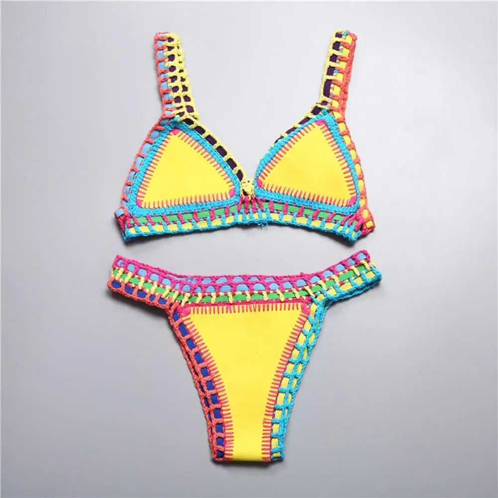 Bikini Verano Mujer | 2 Piezas Trendy Backless Cómodo Playa y Piscina