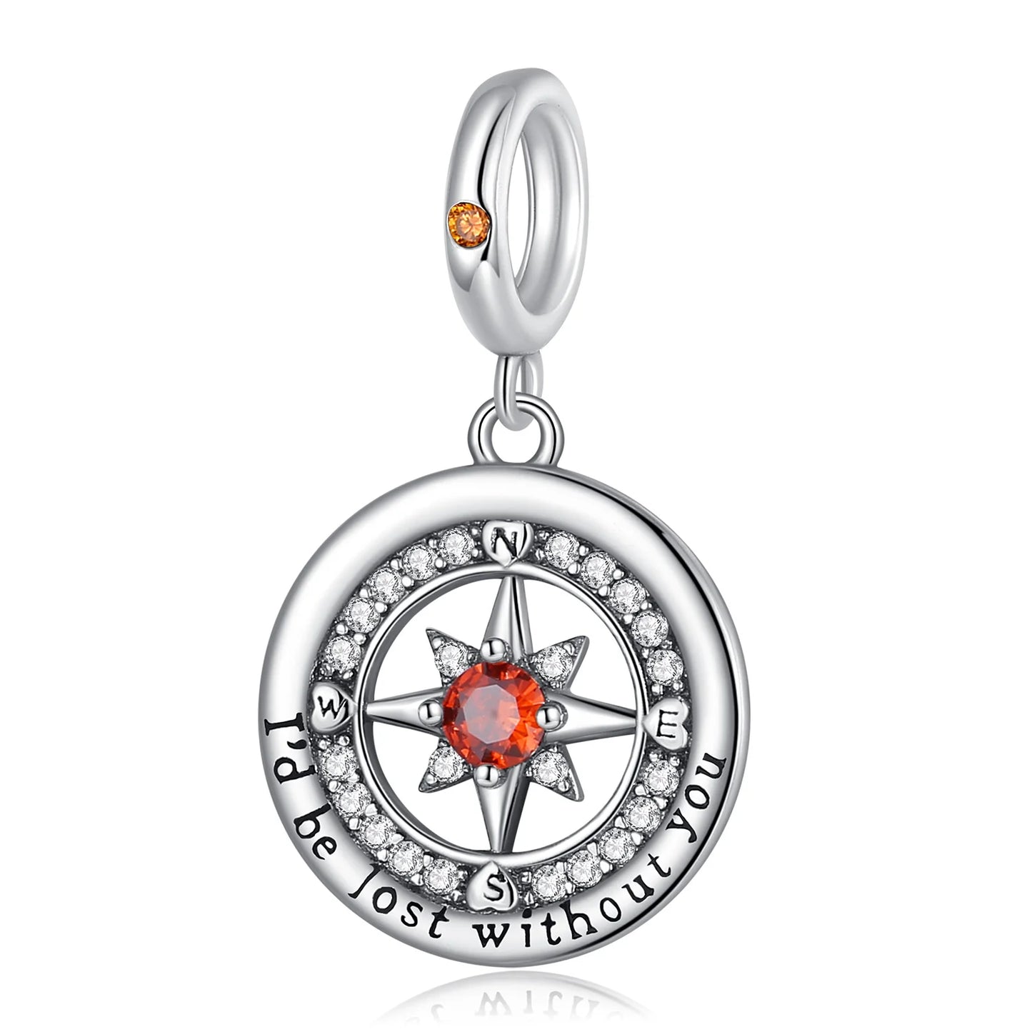 Charm Plata 925 Colgante Colorido Sol Luna Estrellas | Dije Compatible Pandora Pulsera y Collar Mujer