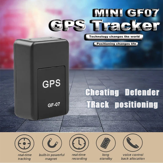 GF-07 Mini GPS Tracker – Localizador Magnético en Tiempo Real para Coche, Mascotas, Niños y Personas Mayores