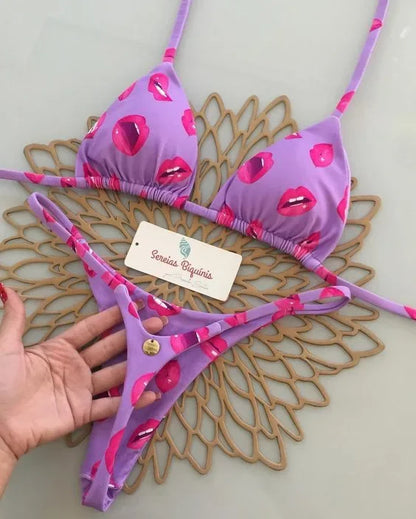 Bikini Mujer Leopardo Sexy | Traje de Baño Tanga Swimwear Playa Verano