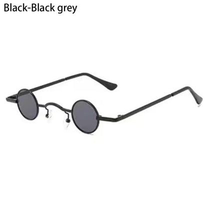 Gafas de Sol Redondas Punk Unisex | Montura Metálica Hip Hop Colores Moda UV400