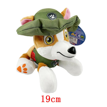 Peluche Perro Patrulla Canina 19cm – Muñeco Chase Rock de Dibujos Animados, Figura Infantil de Regalo Navidad