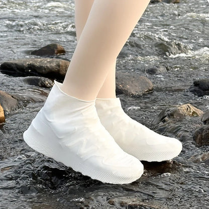 Cubrezapatos de Látex Impermeables | Fundas Reutilizables Antideslizantes para Lluvia y Nieve | 1 Par
