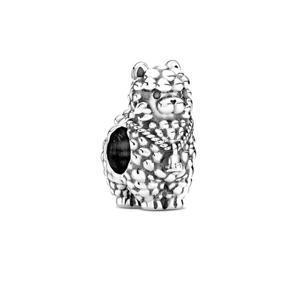 Charm Plata 925 Árbol de la Familia, Pluma, Copo de Nieve y Niño | Dijes Colgantes Compatibles con Pulseras Pandora