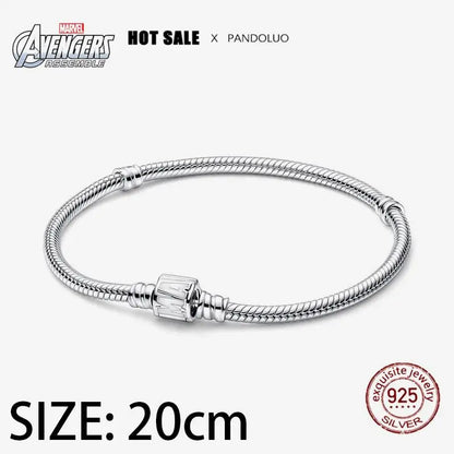Charm Marvel Iron Man y Spiderman en Plata 925 – Abalorios Disney para Pulsera Original Mujer