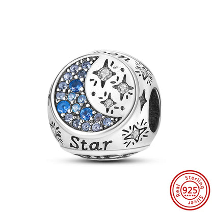 Charm perrito y huesito de plata 925 – Abalorio estilo sorpresa para pulsera tipo Pandora, joyería DIY romántica
