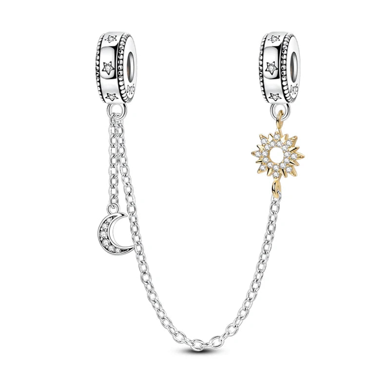 Charm de Plata S925 Hamster, Terrier y Princesa – Abalorios Brillantes para Pulseras Originales 3mm