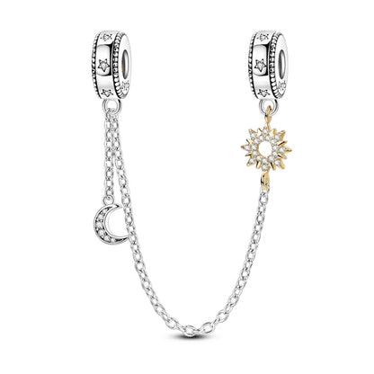Charm de Plata S925 Hamster, Terrier y Princesa – Abalorios Brillantes para Pulseras Originales 3mm