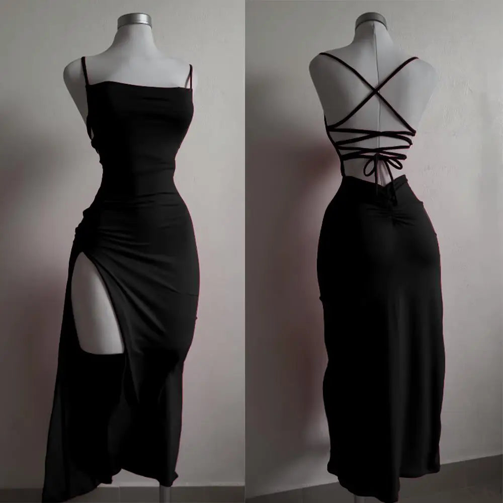Vestido Halter Mujer Verano 2024 | Vestido Sexy Ajustado Estilo Spice Girl Elegante Fiesta