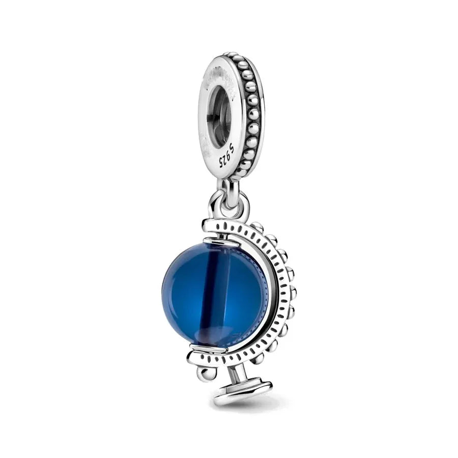 Charm Serie Océano en Plata 925 – Abalorios Tortuga, Cangrejo y Sirena para Pulsera Original Mujer