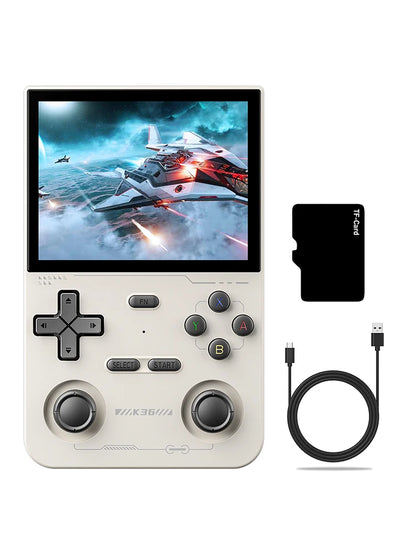 NEW Open Source K36 Retro Handheld Video Game Console 16000 Games Emulator for PS1/PSP/DC/N64/SS 500nit 3.5 Inch IPS Screen