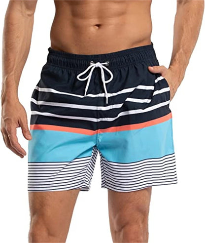 Shorts Hombre Verano con Bolsillos | Pantaloneta Playa Surf Secado Rápido
