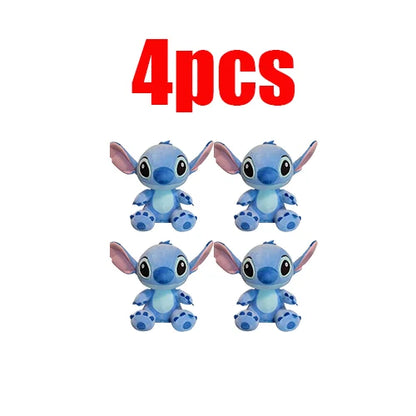 Peluche Stitch Disney 4/8 Pulgadas – Muñeco de Peluche Azul/Rosa | Juguete Anime Lilo & Stitch Regalo para Niños