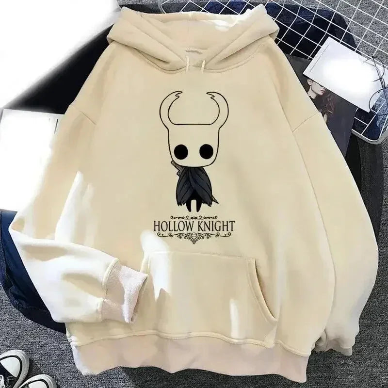 Hoodie Hollow Knight 2025 – Sudadera Ulzzang Corea Estilo Grunge Y2K Unisex con Estampado Streetwear