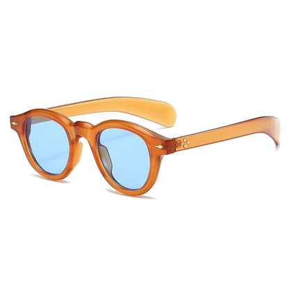 Gafas de Sol Redondas Pequeñas Retro | Lentes Ocean UV400 Estilo Punk Unisex