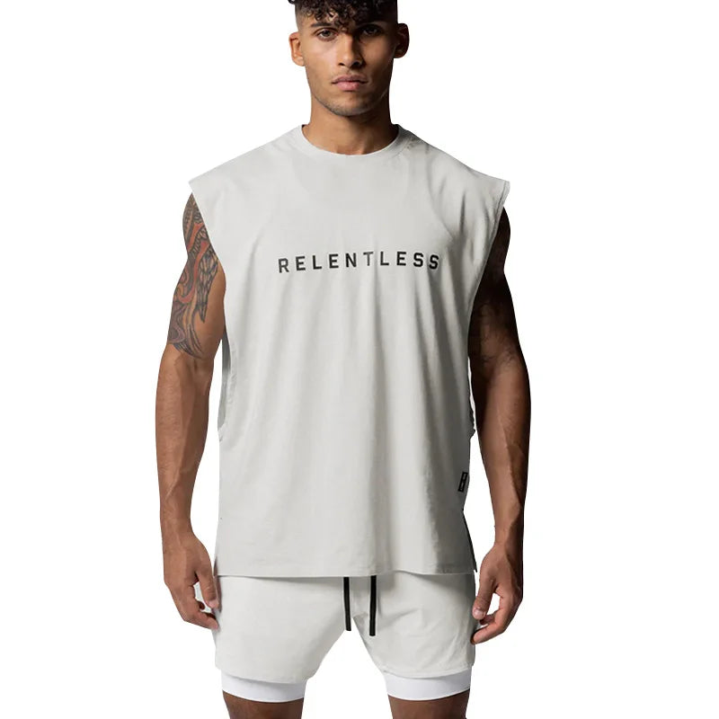Camiseta de Tirantes para Hombre – Tank Top Verano de Algodón para Fitness, Running y Gym