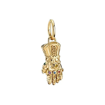 Charm Capitán América plata 925 – Abalorio de superhéroe para pulsera tipo Pandora
