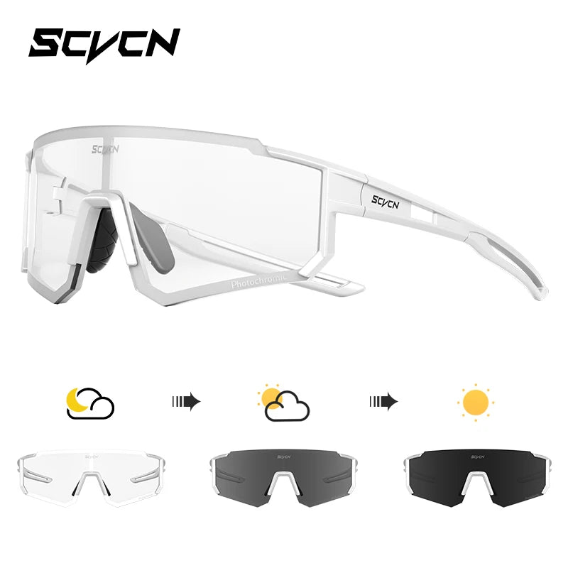 Gafas de Ciclismo SCVCN | Gafas Deportivas MTB, Running, Pesca, Escalada | Protección UV400 Unisex