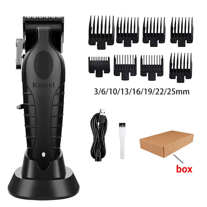 Kemei KM-2296 KM-2299 KM-1102 Cortapelos Profesional Hombre | Máquina Eléctrica Recargable de Corte y Afeitado