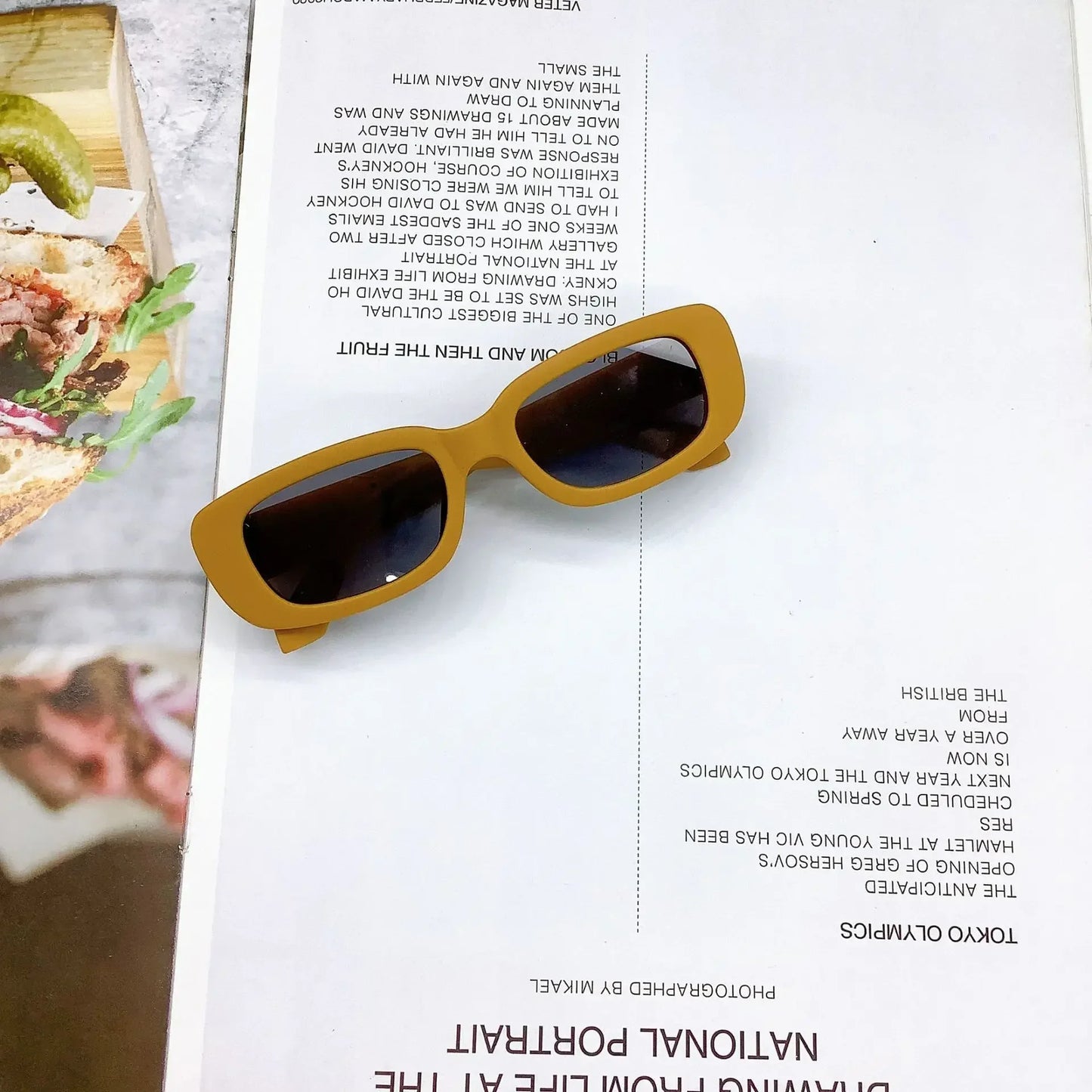 Gafas de Sol Rectangulares Vintage para Niños | Protección UV400 Niño Niña Moda Infantil