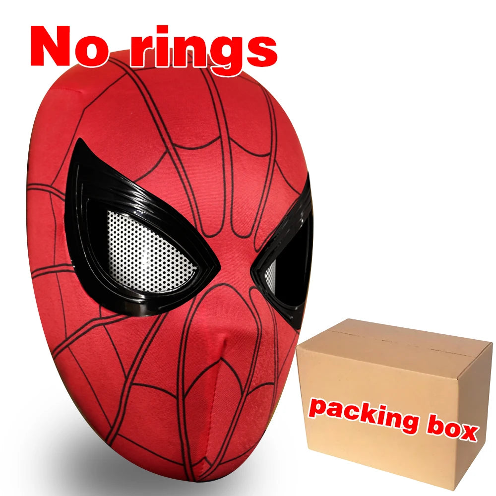 Máscara Spiderman con Ojos Móviles – Control Remoto Juguete Cosplay Infantil Halloween Navidad Peter Parker