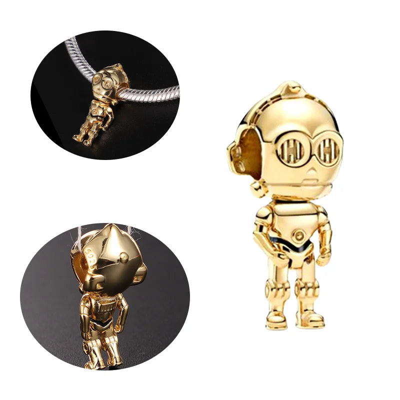 Charm Harry Potter plata 925 – Abalorio mágico de la serie para pulsera tipo Pandora