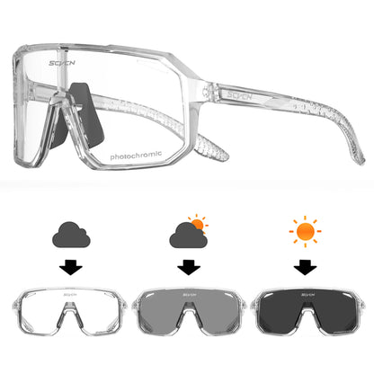 Gafas de Ciclismo SCVCN HOT MTB | Gafas Deportivas Unisex con Protección UV400 | Running, Conducción, Bicicleta y Outdoor