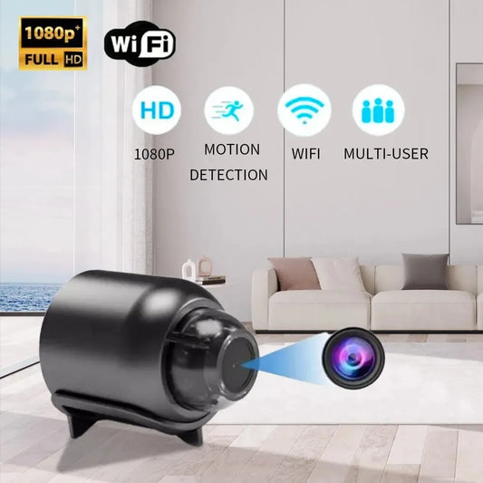 Cámara Mini X5 HD 1080P – WiFi Inalámbrica Compacta con Grabación y Visión Nocturna para Hogar y Camping