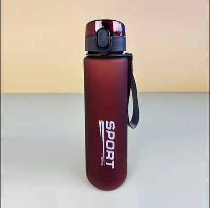 Botella Deportiva Portátil Libre de BPA | A Prueba de Fugas | 400ml / 560ml | Para Gimnasio, Viajes y Senderismo