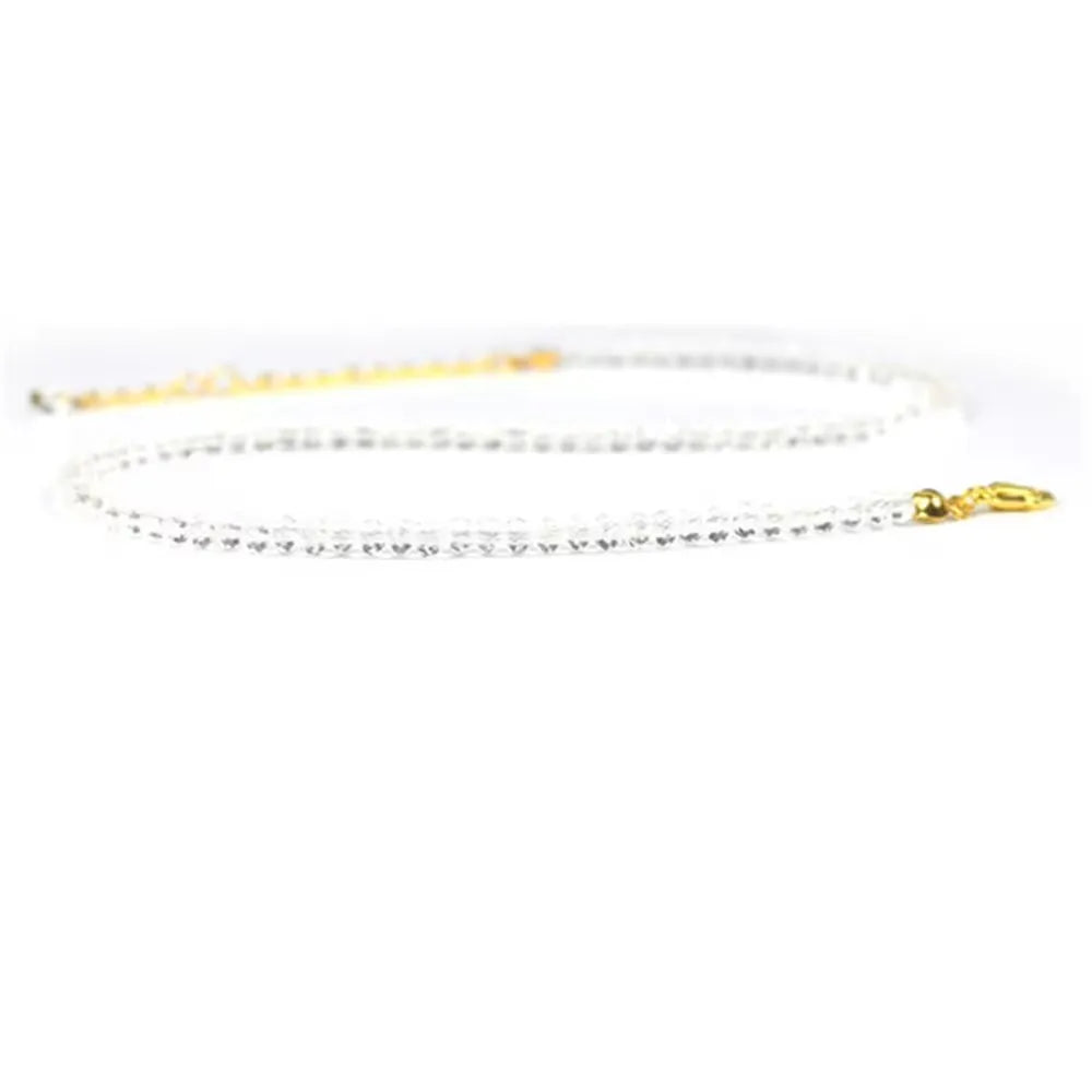 Collar Choker Corto con Cuentas Negras | Joyería Fina para Mujer | Gargantilla Elegante de Fiesta y Uso Diario