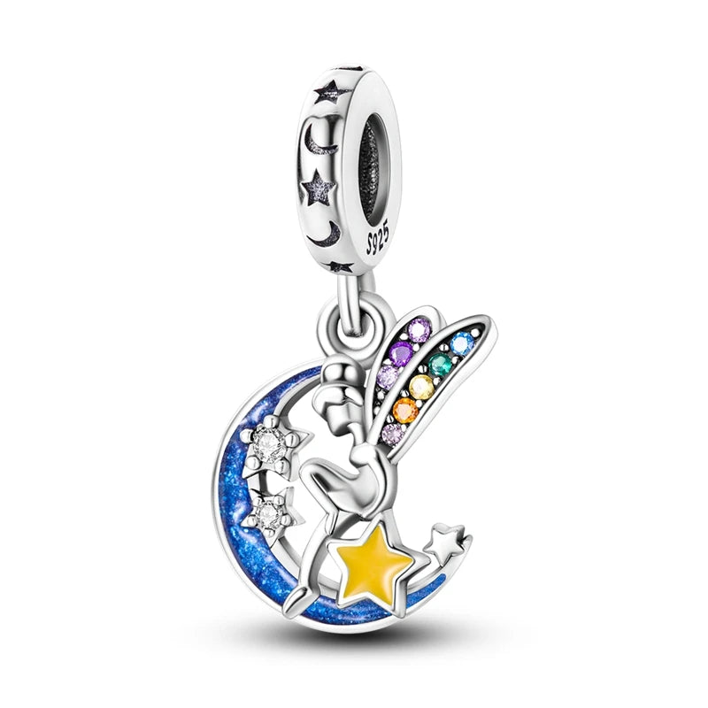 Original 925 Sterling Silver Mother's Love Embrace Charms Beads Pendants Fit S925 Bracelet Necklace Fine DIY Jewelry