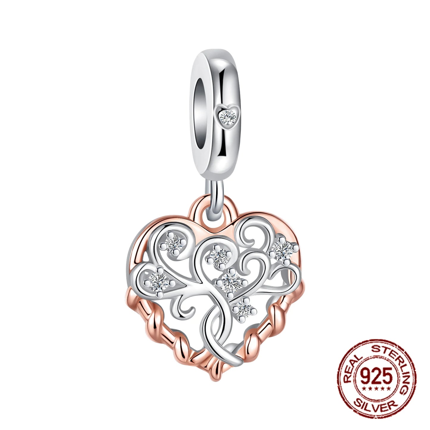Charm avión y luciérnaga en plata 925 – Amor y viaje, compatible Pandora, pulsera y collar DIY mujer