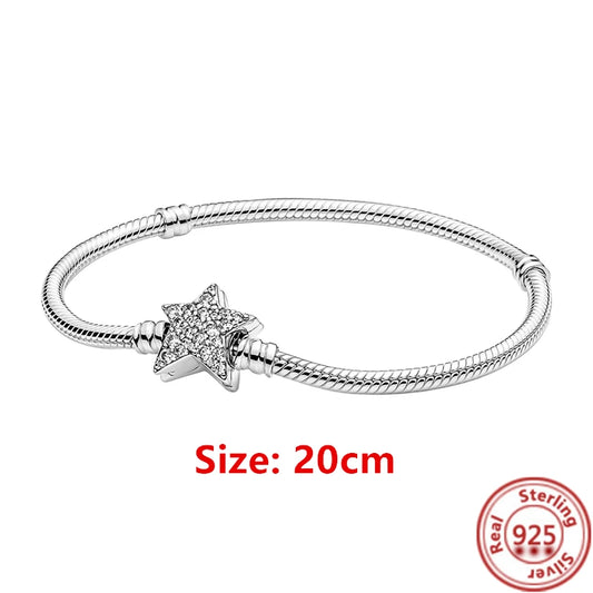 Charm Espacio y Galaxia en Plata 925 – Abalorios Astronauta, Planeta y Estrellas para Pulsera Original Mujer