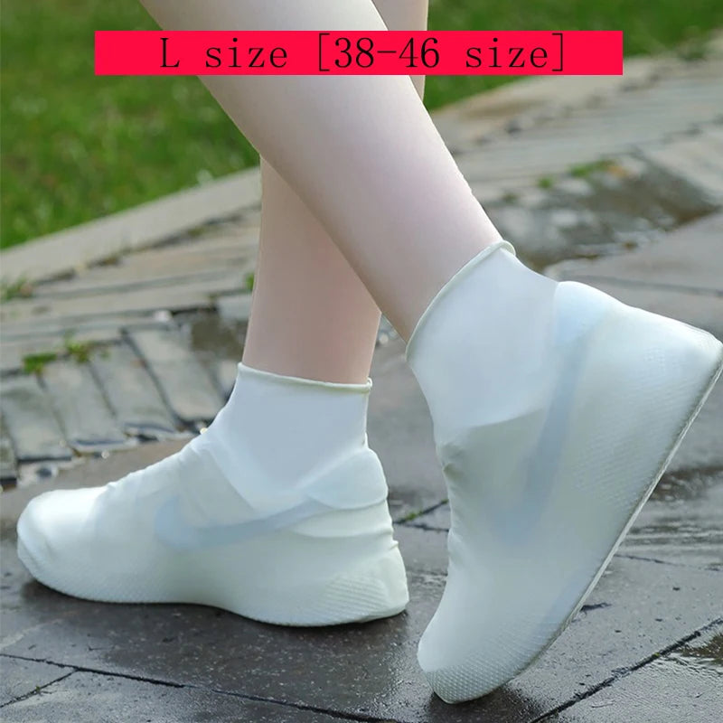 Cubrezapatos de Látex Impermeables | Fundas Reutilizables Antideslizantes para Lluvia y Nieve | 1 Par