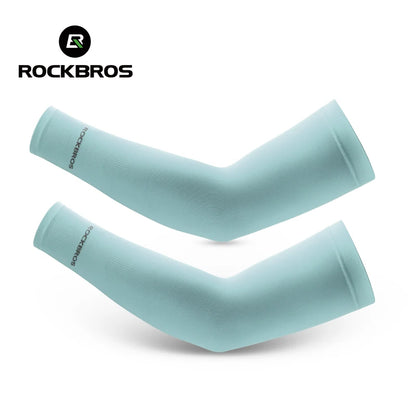 ROCKBROS Mangas Ciclismo Verano – Protección Solar UV, Transpirables y Elásticas para Bicicleta de Carretera y MTB