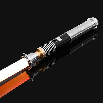 RGB Metal Lightsaber Dueling Smooth Swing Laser Sword Sabre De Luz 16 Color Changing 16 Sounds FOC Rave Flashing Toy