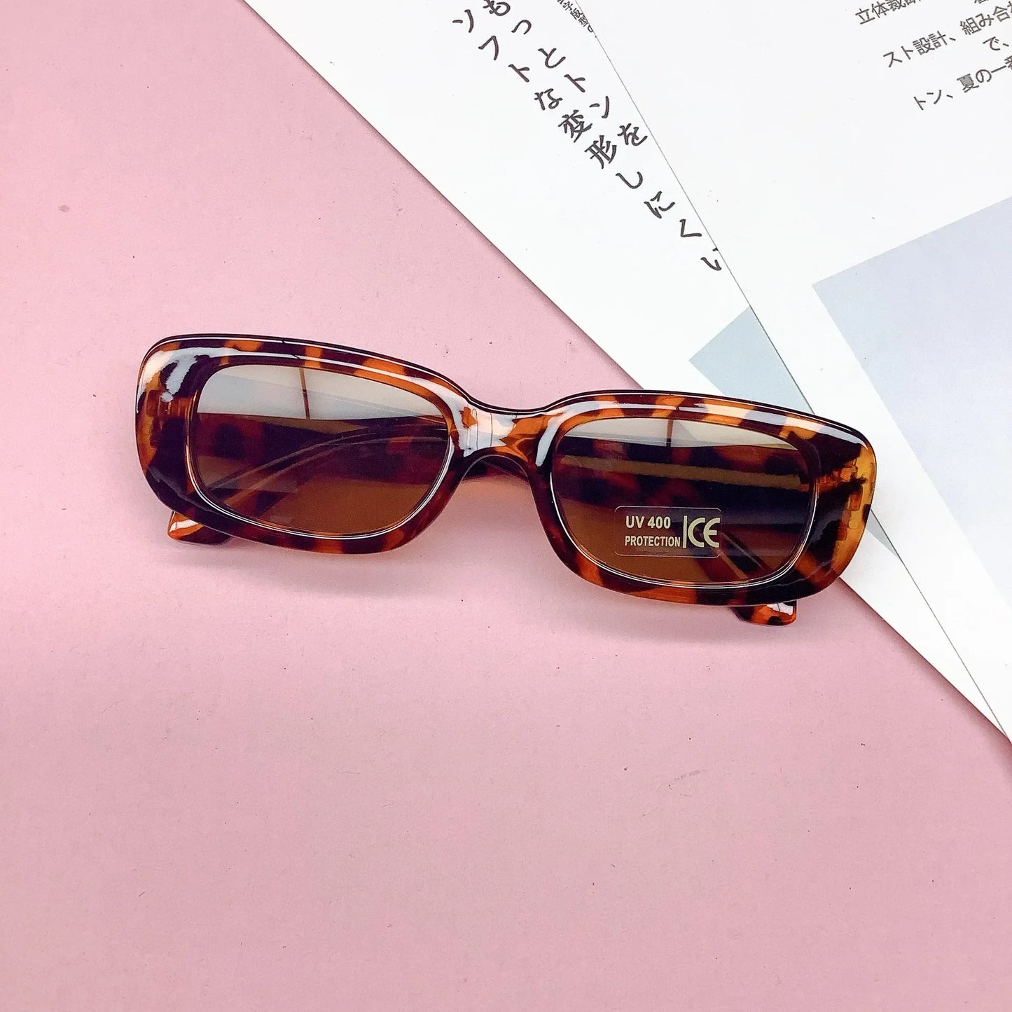 Gafas de Sol Rectangulares Vintage para Niños | Protección UV400 Niño Niña Moda Infantil