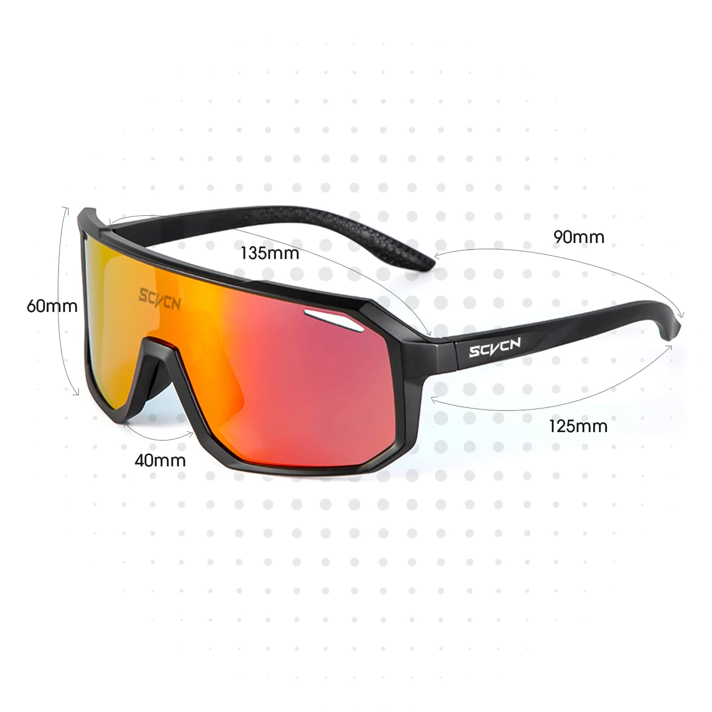 Gafas de Ciclismo SCVCN HOT MTB | Gafas Deportivas Unisex con Protección UV400 | Running, Conducción, Bicicleta y Outdoor
