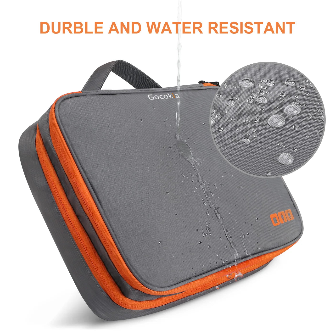 Clearance_Portable Electronic Accessories Travel case,Cable Organizer Bag Gadget Carry Bag for iPad,Cables,Power,USB Flash Drive