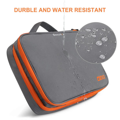 Clearance_Portable Electronic Accessories Travel case,Cable Organizer Bag Gadget Carry Bag for iPad,Cables,Power,USB Flash Drive