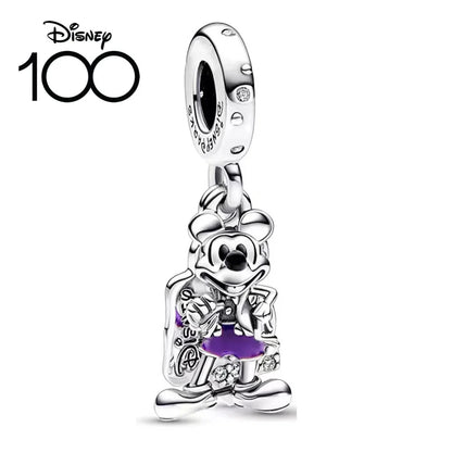 Charm Disney 100º Aniversario Mickey Mouse – Abalorios Princesa y Calabaza para Pulseras Originales Mujer