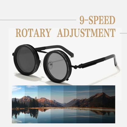 Gafas de Sol ND2-400 Ajustables | Lentes con Filtro ND Regulable 9 Niveles UV400 Pesca y Outdoor