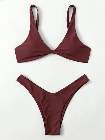 Bikini Sexy Mujer ZTVitality | Push Up Bandage Brasileño Tiras Ajustables