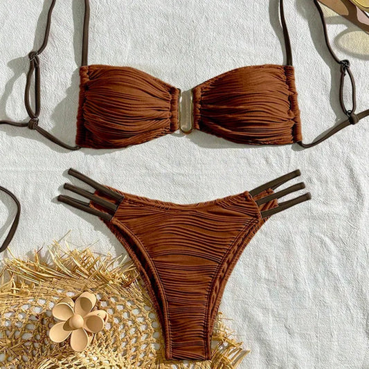 Bikini Sexy Mujer 2025 | Brasileño Playa y Piscina