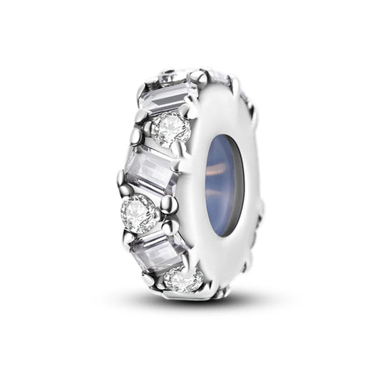 Charm de Plata 925 Araña, Mariposa y Zirconia – Abalorios Brillantes para Pulseras Originales 3mm