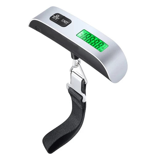 Báscula Digital Portátil para Equipaje 50kg/110lb | Pantalla LCD, Viajes, Maletas y Mochilas