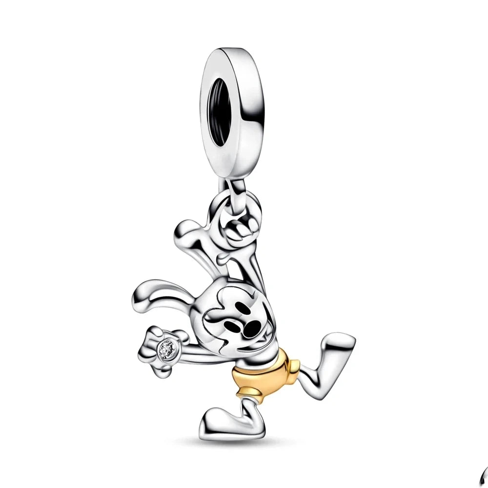 Charm Disney 100 Aniversario | Dije Colgante Compatible con Pulseras Pandora
