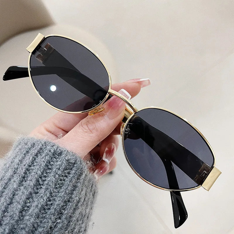 Gafas de Sol Ovaladas Retro Unisex | Estilo Clásico y Protección UV400