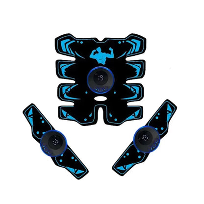 USB Rechargeable EMS Muscle Stimulator Abs Arms 3 in 1 Training Pad Wireless Smart Fitness Abdominal Trainer Body Slimming