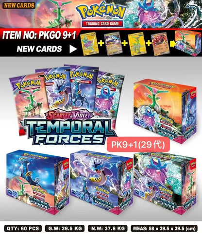 Set de Cartas Pokémon 324/360 Pcs – Brilliant Stars, 151, Prismatic Evolutions & Paldean Fates | Booster Box en Inglés